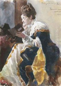 Mujer leyendo by Jose Lluis Pellicer Fene