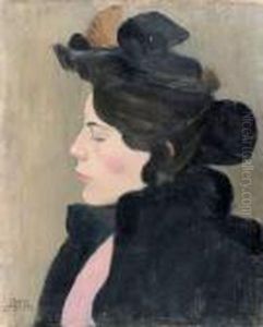 Une Des Americaines 1891 by Aristide Maillol