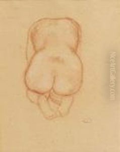 E, Accroupie, Vu De Dos by Aristide Maillol