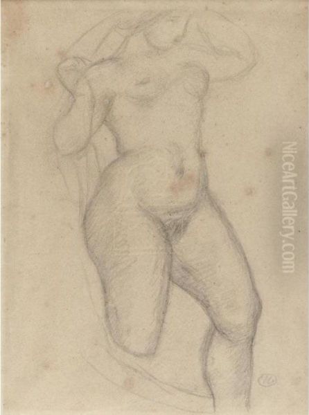 Property From The Estate Of Melvyn S. Kahan
 

 
 
 

 
 Female Nude, Standing, Arms Raised - view 1