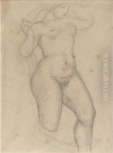 Property From The Estate Of Melvyn S. Kahan
Female Nude, Standing, Arms Raised by Aristide Maillol