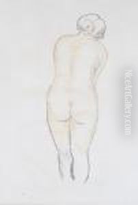 Femme Nue Vue De Dos by Aristide Maillol