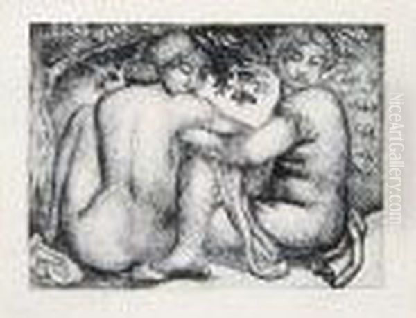 Deux Femmes Assises Sous Les Feuillages, 1928-1929 - view 1