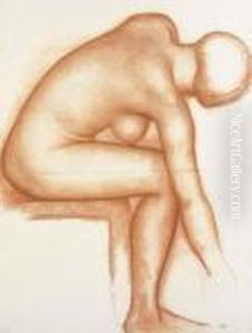 Nu Assis De Profil by Aristide Maillol