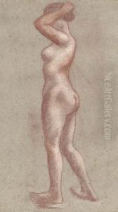 Nu Debout De Profil by Aristide Maillol