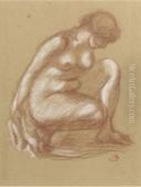 Femme Accroupie - view 1