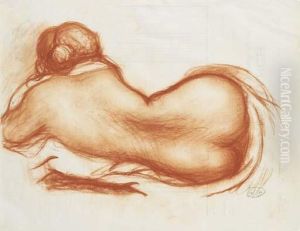 Nu Feminin Allonge De Dos by Aristide Maillol