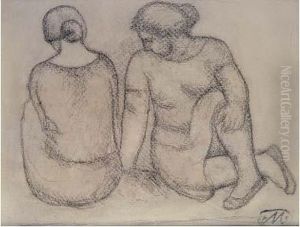 Jeunes Femmes Assises by Aristide Maillol