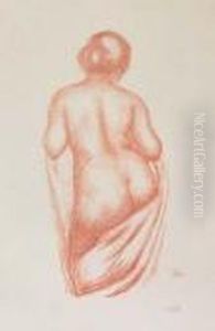 Femme De Dos Drapee by Aristide Maillol