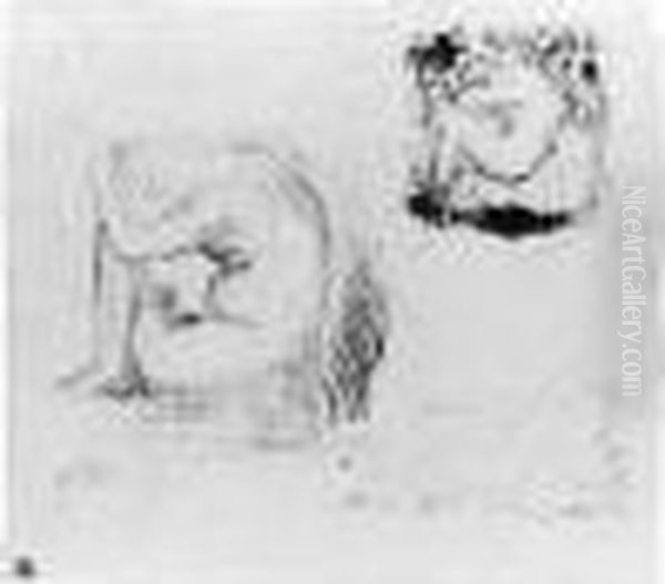 [trois Etudes De Femmes Nues]. Vers 1890. - view 1