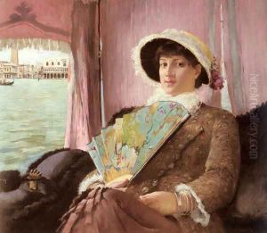 Girl in a Gondola by Georg Pauli