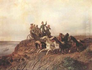 The Reckless Coaching of Count Moric Sandor by Johann Erdmann Gottlieb Prestel