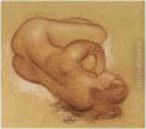 Dina Couchee De Cote, Les Cheveux Defaits by Aristide Maillol