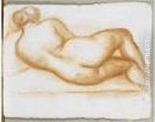 Modele Nu Allonge De Dos - view 1