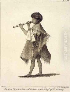 The Lad Taiyota, Native of Otaheite, in the Dress of his Country, engraved by R.B. Godfrey, plate 9 from Journal of a Voyage to the South Seas, pub. 1823 by Sydney Parkinson