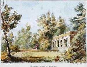 Aviary, Kew Gardens, plate 10 from Kew Gardens A Series of Twenty-Four Drawings on Stone, engraved by Charles Hullmandel 1789-1850 published 1820 by Papendiek, George Ernest