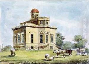 Observatory, Richmond Gardens, plate 14 from Kew Gardens A Series of Twenty-Four Drawings on Stone',engraved by Charles Hullmandel 1789-1850 published 1820