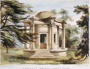 Temple of Victory, Kew Gardens, plate 19 from Kew Gardens: A Series of Twenty-Four Drawings on Stone, engraved by Charles Hullmandel 1789-1850 published 1820 by Papendiek, George Ernest