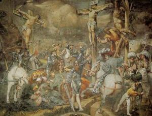 Crucifixion (Crocifissione) by (Giovanni Antonio de' Sacchis) Pordenone