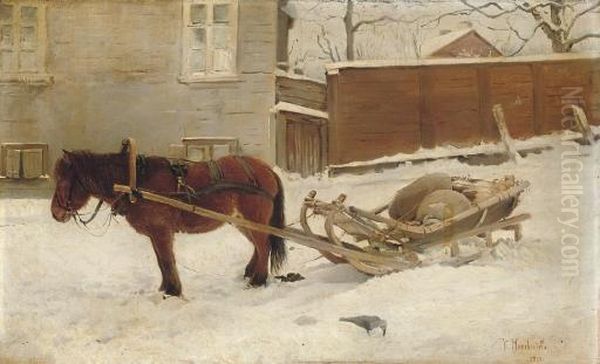 A Horse And Sleigh - view 1