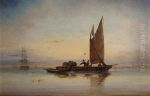 Shipping in a calm by Ary Pleysier