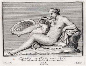 Leda and the Swan 1727 by Matthys Pool