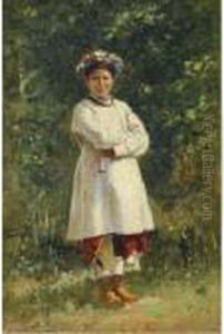 Ukrainian Girl by Vladimir Egorovic Makovsky