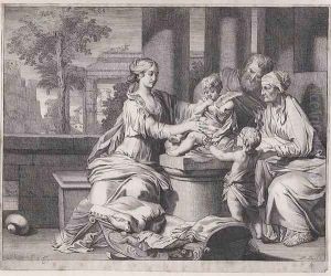 The Holy Family with a Dove by Matthys Pool