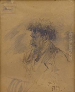Portrait Of V.a. Beklemishev by Vladimir Egorovic Makovsky