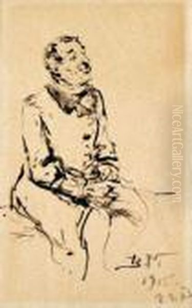 Portrait D'homme Assis - view 1