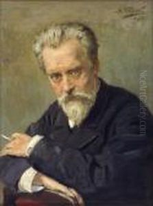 Taiteilijan Omakuva. by Vladimir Egorovic Makovsky