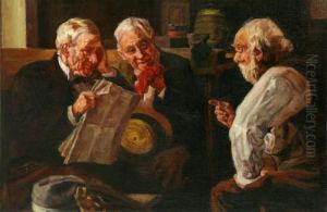Pleasant Talk by Vladimir Egorovic Makovsky