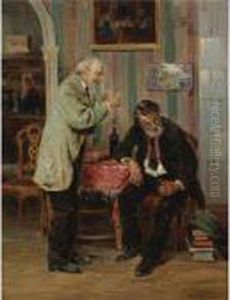 At The Bar by Vladimir Egorovic Makovsky
