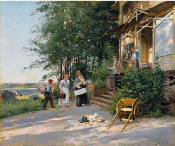 Arrival At The Dacha - view 1