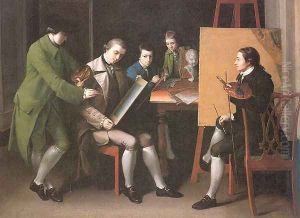 The American School 1765 by Matthew Pratt