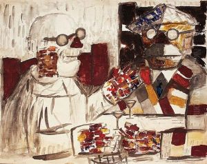 Bistro by Tadeusz Makowski