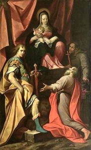 Madonna and Child with St. Vitalis, St. Jerome and St. Francis by Camillo Procaccini