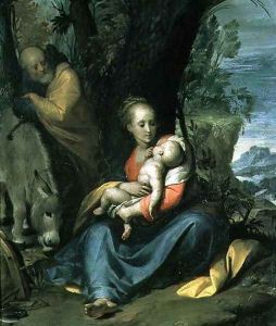 The Rest on the Flight into Egypt by Camillo Procaccini