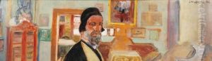 Autoportret We Wnetrzu by Jacek Malczewski