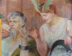 Poeta Z Muza by Jacek Malczewski