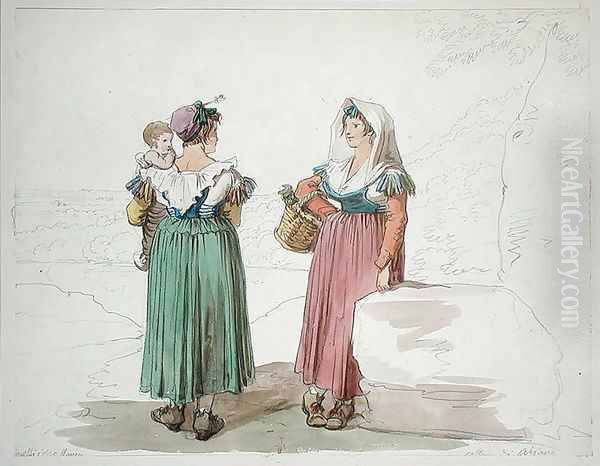 Peasants from Albano, 1820 - view 1