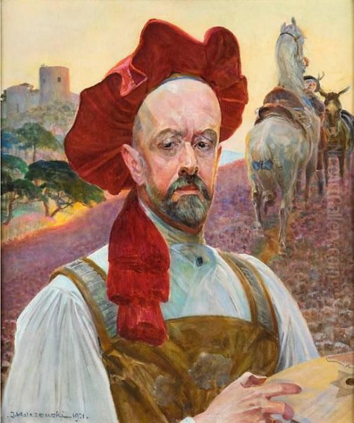 Autoportret Z Zamkiem W Tle, 1921 R. - view 1