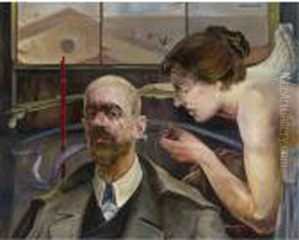 Self Portrait (the Annunciation) - view 1