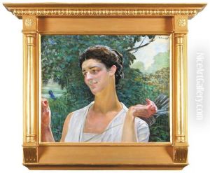 Diana. Portret Marii Sozanskiej, 1916 R. by Jacek Malczewski