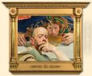 Autoportret Z Erynia by Jacek Malczewski