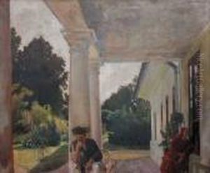 Zadumanie - (scena Symboliczna) by Jacek Malczewski