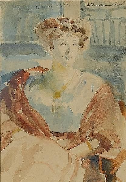 Portrait Of Marchese Guilia Asinari Di Bernezzo, Wife Of Witold Hausner - view 1