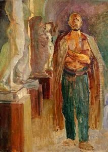 Jeniec Akademii - Szkic by Jacek Malczewski