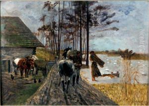 Polonia [pozegnanie] by Jacek Malczewski
