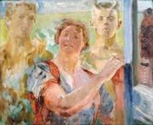Kobieta I Fauny, Okolo 1908-1910 by Jacek Malczewski